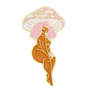 Sm mushroom girl (pink) Enamel Pin|53844
