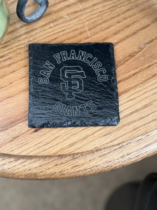 Slate Coaster Engraved SF Giants RCD|101433
