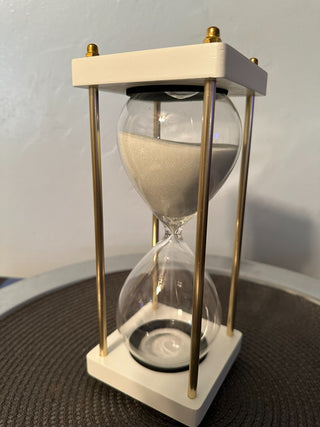 Hour Glass White Brass 30 minutes MTS|102179