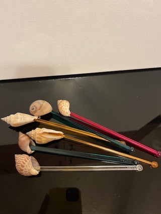 #922 Sea Shell Stir Sticks 6-Set