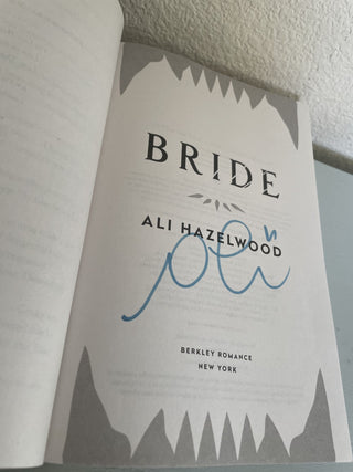 Autographed Copy Bride by Ali Hazelwood MTS|70903