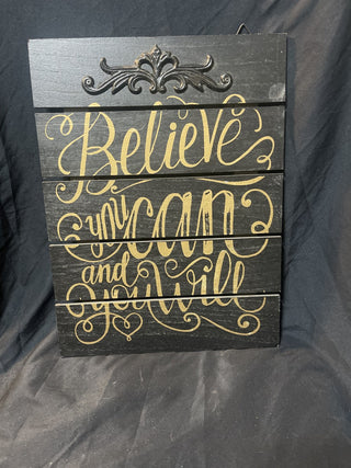 sign believe you can and you will rsv