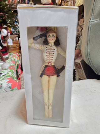 Vintage Pin Up Girl Ornament - LL - RCD