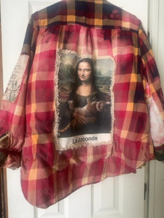 Reversible patchwork jacket
