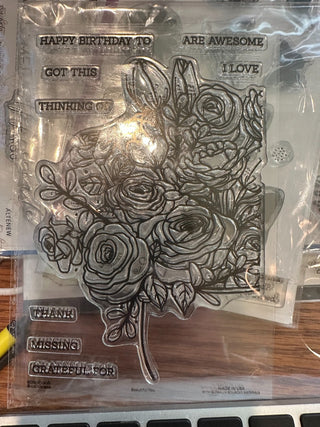 Clear Stamp Set - "Beautiful You" (9 piece) RCD|103773