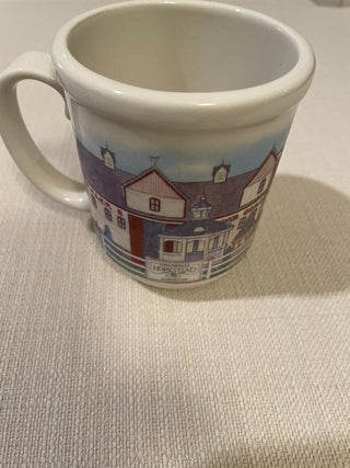 Vintage Longaberger Homestead Est 1999 Made USA 12oz Coffee Tea Mug Cup RSV