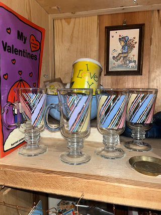 Set of 4 1980's Libbey Irish Coffee Mugs. Lacy’s Attic|146165