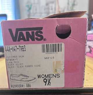 VANS BLACK VELVET