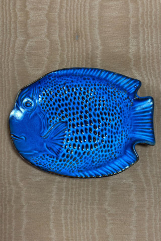 Fish Plate - 6 inch Blue RSV