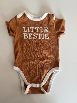 12M - Burnt Orange Little Bestie Onesie - Little Co. by Lauren Conrad RSV