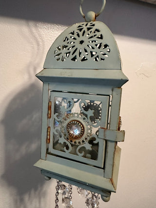 Suncatcher Lantern Green Glass Windows  MTS|134092