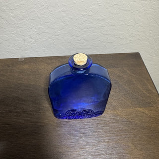 Vtg Vidrios De Levante Cobalt Glass Flask MTS|118831