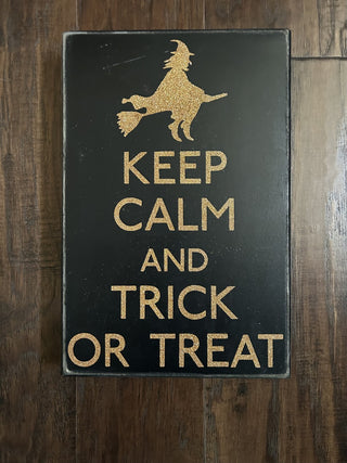 Keep Calm Halloween Sign   MTS|39328
