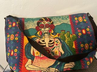 Handbag Day of Dead Zipper Tote  MTS|83807
