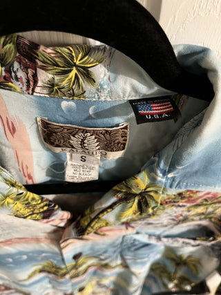 Men's Small Vintage Kalaheo Hawaiian Shirt RCD|158819