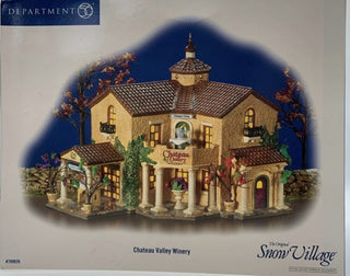 Dept 56 Snow Village "Chateau Valley Winery" #63 VV MTS|130882