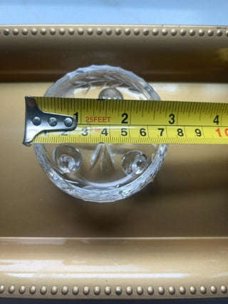 Vtg.Small Footed Cut Crystal Candy Dish