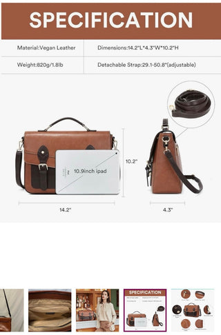 New with tags Oukupa laptop messenger bag.