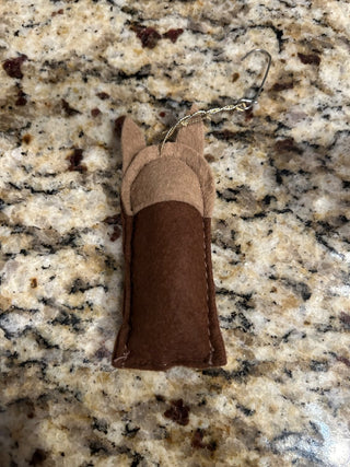 Felt Horse Ornament   MTS|124974