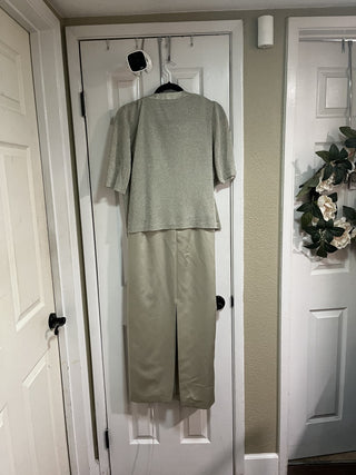 Women's Size 6P Beaded Mother of Bride/Groom Dress w/Jacket Sage Green RCD|119487