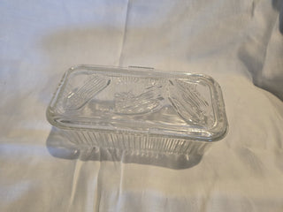 Vintage Federal Glass Refrigerator Dish - LL - RCD|90996
