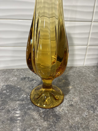 Viking Epic Swung Vase Amber RSV|66380