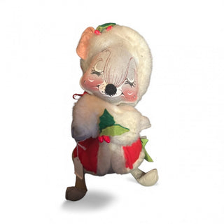 Annalee Mrs Santa Claus Grey Mouse Christmas Muff 13" #62 VV MTS|139830