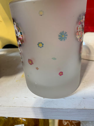 Frosted Mickey glass|127039