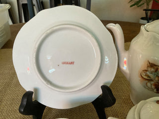 Antique Children’s Tea Set Musical Cats MTS