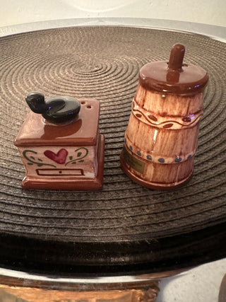 Salt & Pepper 1950's Coffee/Butter MTS|109676