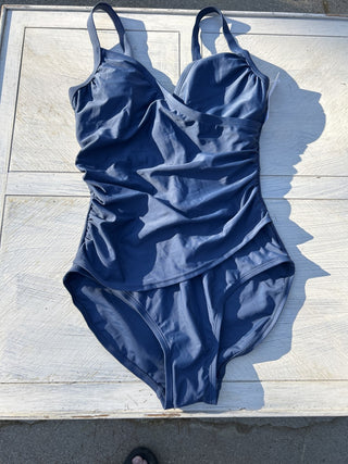 12F NWT Laphee Rose One Piece Swimsuit Size S MTS|73291