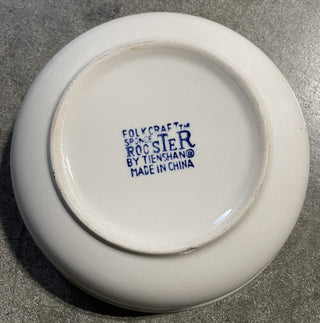 Blue Sponge Rooster Bowl MTS|63474