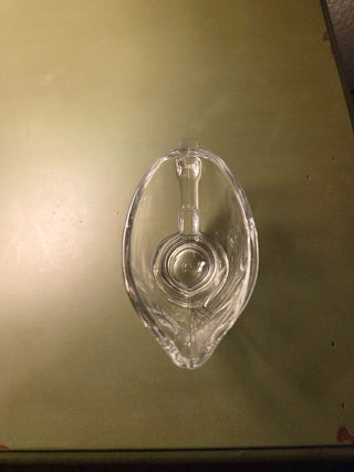 Vintage Pasabahce 2-oz clear glass sauce boat, RCD|109971
