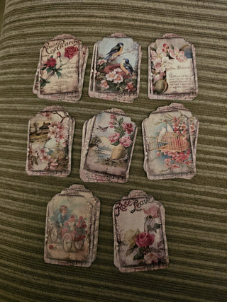 Vintage Lovely Message Tags RSV|159483