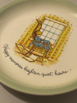 10.5" Holly Hobbie Decor Plate, Happy Memories--SP MTS