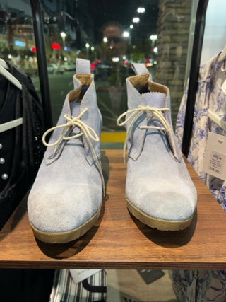 Dr Martens Mandy Suede Wedge Ankle Boots Size 11