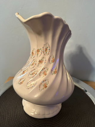 Pitcher Ceramic Swirl Floral MTS