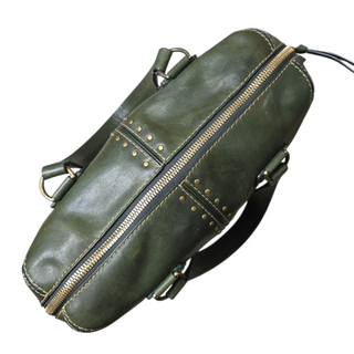 Michael Kors- Aster Weekender Green and Bronze Shoulder Bag|82602