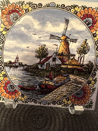 Delft Windmill Tile multicolor MTS|128243