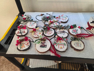 Wooden Christmas ornaments|123370