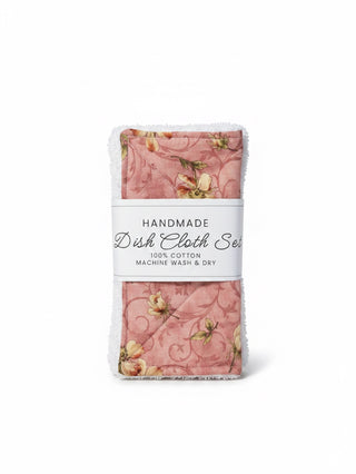 Dishcloth - Rose Floral