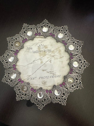 Vintage Ornate Purple Jeweled Frame|72475