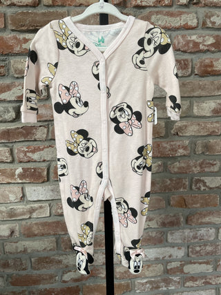 Disney Minnie Footie 3/6M 00971224 RSV|86203