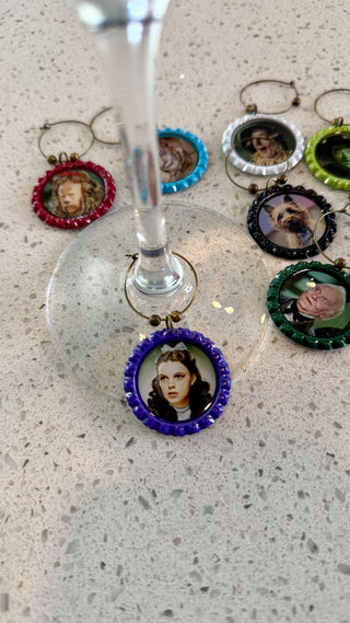 NY60 Wizard of Oz Wineglass Charms-Set of 8 RCD|125910