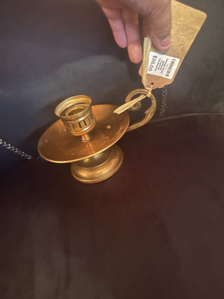 Vintage Brass Pedestal Chamber Candlestick holder #47 VV MTS|126945