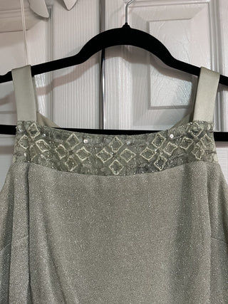 Women's Size 6P Beaded Mother of Bride/Groom Dress w/Jacket Sage Green RCD|119486