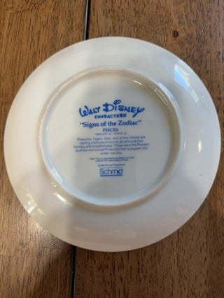 Disney Pinocchio Pisces Zodiac Plate