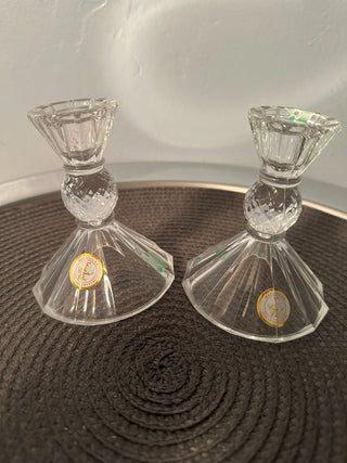 Candle holder SET-2 Lead Crystal MTS