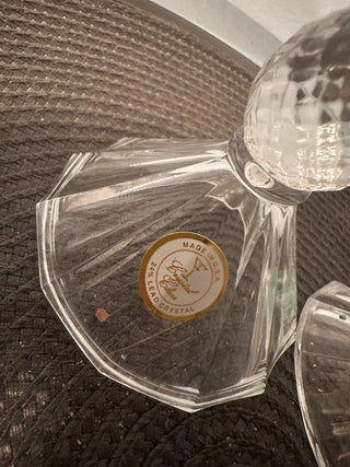 Candle holder SET-2 Lead Crystal MTS