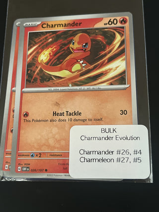 Charmander Evolution - Qty 2 Pokemon Cards - RSV|88929